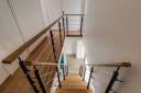 Escalier bois et métal Le Creusot