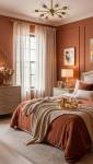 Chambre terracotta