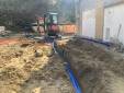 Travaux de Maçonnerie pour une réaliser une extension sur 2 niveaux, maison à Fontaines Saint Martin (69270)