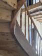 Travaux de rénovation en cours sur un escalier en bois - Montauban 82000