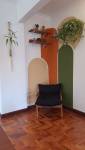 Décoration entrée Kaki et Terracotta