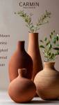 Objets décoratifs en terre cuite coloris Terracotta