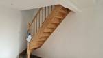 Rénovation d’appartement à Boulogne-sur-Mer : l'escalier menant à la mezzanine