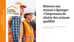 Rénover une maison à Quimper nécessite des artisans qualifiés. Découvrez pourquoi bien choisir les entreprises est essentiel pour réussir son projet de rénovation.
