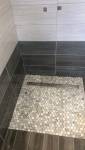 Préparation /réservation de l'espace pour la chape de vraie douche à l'italienne carrelée