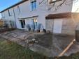 Terrasse en béton avant travaux de rénovation extérieure - Ambérieu-en-Bugey 01500