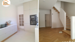 travaux rénovation intérieure, rénovation cuisine moderne, rénovation salon séjour, pose carrelage maison, rénovation murs maison, aménagement intérieur maison, La Maison des Travaux Bassin Genevois Pays de Gex