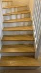 Résultat final renovation escalier moderne à Chavagne