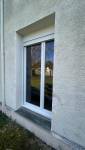 Transformation d’une fenêtre en porte-fenêtre avec volet roulant près de Troyes 2