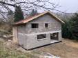 Travaux de Maçonnerie pour une réaliser une extension sur 2 niveaux, maison à Fontaines Saint Martin (69270) : travaux de maçonnerie terminés