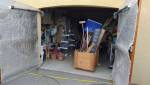 Ancien garage avant les travaux de construction