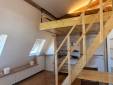 Mezzanine sur mesure  escalier, bureau intégré et rangements (Paris 17e)