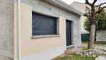 Ravalement de façade pavillon en résine projetée  et pose volets roulants motoriséssur Mitry-Mory (77290)