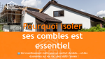 Illustration d'une maison en rénovation mettant en avant l'isolation des combles à Quimper. Découvrez pourquoi une isolation thermique performante améliore le confort, réduit les pertes de chaleur et prépare un projet d'aménagement dans le Finistère Sud.
