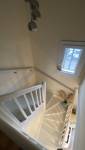 Cage d'escalier rénovée après les travaux de peinture à Craponne 69290