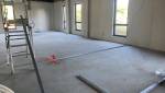 2200M2 de plâtrerie, rails - isolation - placo double peau coupe feu 1 heure 