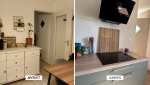 Rénovation cuisine - avant/après