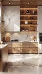 Cuisine blanche et Bois