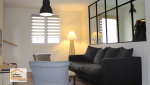 Zoom sur la verrière style atelier installée lors d’une rénovation de maison à Marmande dans le Lot-et-Garonne.