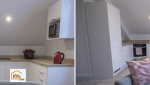 Rénovation d’une cuisine à Quimper créant un espace ouvert, lumineux et fonctionnel. Un projet réalisé avec des artisans sélectionnés par La Maison Des Travaux Quimper.