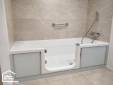 Baignoire avec porte