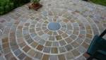 Terrasse en pavés de Grès d'Inde