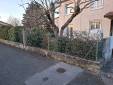 Muret et grillage avant travaux de rénovation extérieure - Ambérieu-en-Bugey 01500