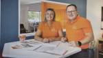 Les franchisés Christophe et Cathy