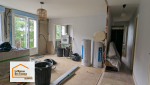 Rénovation complète d’un appartement à Quimper avec ouverture des espaces, suppression de cloisons et projection 3D immersive préparée par Lucie Pouliquen, courtière en travaux La Maison Des Travaux Quimper.
