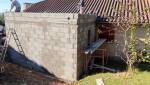 Élévation des murs du garage en parpaings