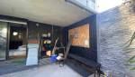 Avant projet d'une extension sous la terrasse de la future chambre parentale 