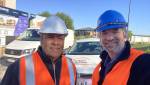 Visite d'un chantier d'un futur partenaire La Maison Des Travaux Marcq-en-Baroeul 