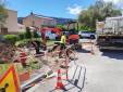 Travaux de réaménagement extérieur en cours - Solliès-Pont 83210