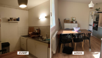 Rénovation cuisine - avant/après