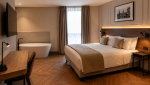 Chambre avec baignoire