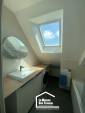 Salle de bain rénovée sous pente de toiture à Damgan dans le Morbihan