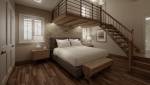 Mezzanine chambre avec escalier à Francheville 69340