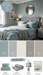 Chambre bleu/gris