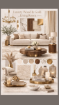 Salon Tons beige