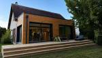 Extension en bois d'une maison 
