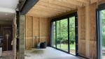 Extension en bois d'une maison 