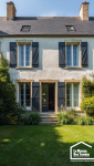 Travaux de ravalement sur une maison ancienne dans le Golfe du Morbihan
