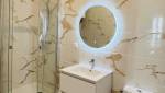 salle de bain appartement gris