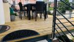 terrasse suspendu pilotis métallique Gannat