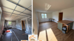  sol PVC cuisine, rénovation appartement Albertville, cuisine contemporaine maison, rénovation intérieure complète, artisan rénovation cuisine