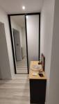 Aménagement intérieur d'une extension bois à Rives