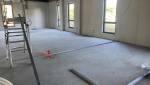 2200M2 de plâtrerie, rails - isolation - placo double peau coupe feu 1 heure 