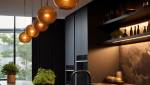 Tendances déco 2025 - cuisine noire et cuivre ouest lyonnais