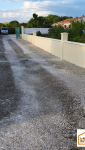 muret de clôture après travaux