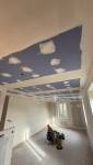 Salon avec plafond isolé à Francheville 69340
